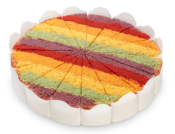 Торта „Дъга“ порционна